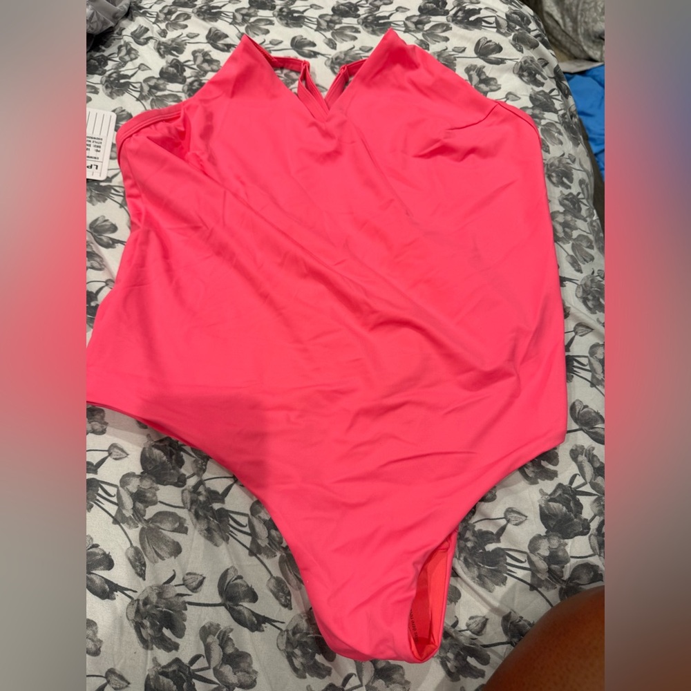 Fabletics Neon Pink Women's One Piece Swimsuit